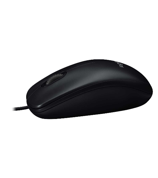 Мышь проводная Logitech M100/100R DARK/GREY (темно-серая/черная), 1000 dpi, USB, кнопки - 3