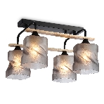 Светильник Ambrella light TR3033249/4 BK/WD черный/дерево E27/4 max 60W 340*340*245, фото8