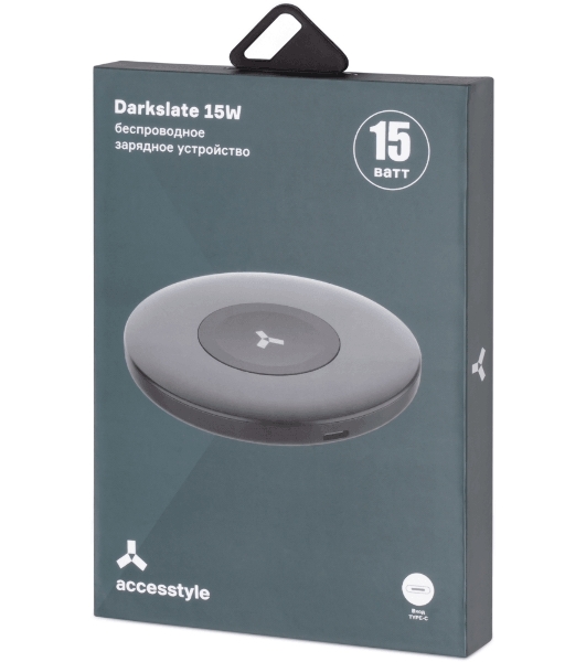 Сетевое зарядное устройство для телефона Accesstyle Darkslate 15W