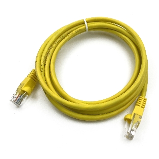 Патч-корд Buro UTP cat.5e 2м желтый RJ-45 (m)-RJ-45 (m)