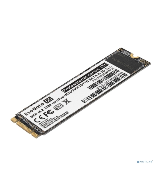 Накопитель SSD ExeGate, 1Tb, M.2 2280, SATA, R/W 551/480