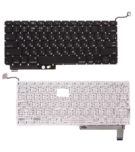 Клавиатура для ноутбука MacBook A1286 с SD плоский ENTER