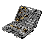 Набор инструментов Denzel 1/2', 1/4', CrV, S2, пластиковый кейс, 122 предмета, фото84
