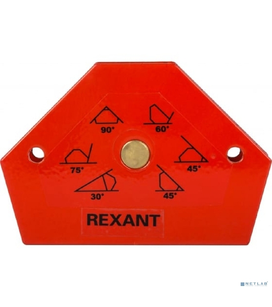 Магнитный угольник-держатель для сварки Rexant на 6 углов усилие 11,3 кг