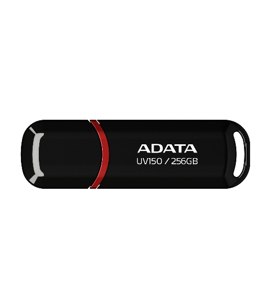 Флешка USB ADATA UV150 (AUV150-256G-RBK), 256Gb, USB 3.0, R/W 100/30, черный