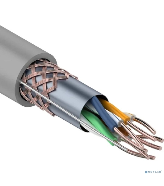 Кабель витая пара Rexant SFTP 4PR 24AWG, cat.5e, бухта 305 м