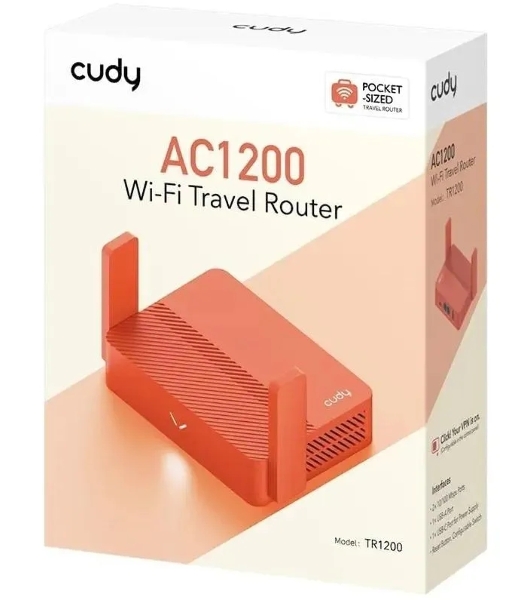 Маршрутизатор Cudy AC1200 Wireless Mini VPN Router with USB