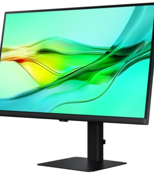 Монитор 24' Samsung ViewFinity S6 S24D604UAU IPS 2560x1440, 100 Гц, 5 мс, 16:9, 350 кд/м², HDMI 2.0, DP 1.4, USB-C, Ethernet, 3.5 Jack, USB Hub, HDR10, PIP, черный