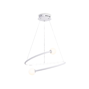 Светильник Ambrella light FL66291 WH белый 39W 3000K-6400K D500*1000 (ПДУ ИК)