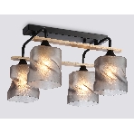 Светильник Ambrella light TR3033249/4 BK/WD черный/дерево E27/4 max 60W 340*340*245, фото7