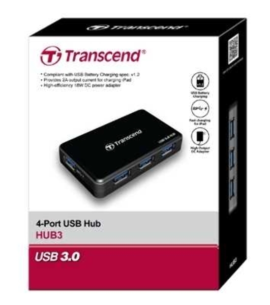 Концентратор USB Transcend USB3.0 4-Port HUB
