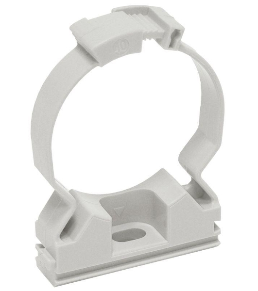 Держатель хомутный для труб CFC16 d16 IEK CTA10MP-CFC16-K41-100