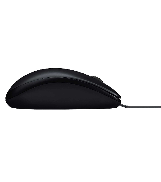 Мышь проводная Logitech M100/100R DARK/GREY (темно-серая/черная), 1000 dpi, USB, кнопки - 3