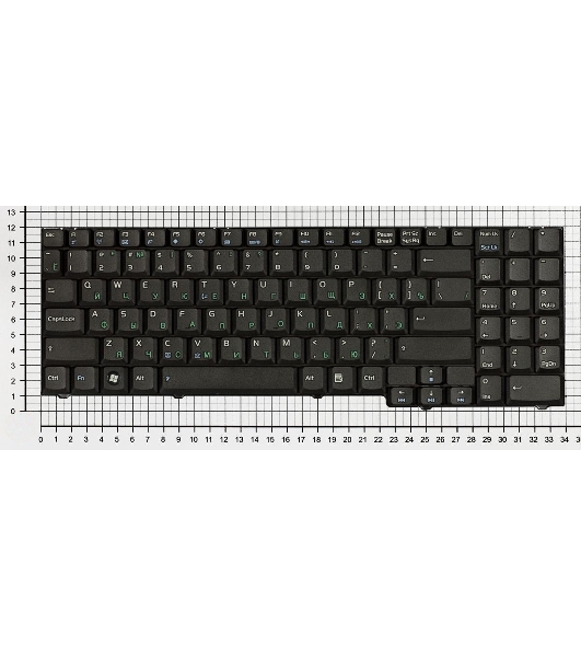 Клавиатура для ноутбука Asus M50 M70 X70 X71 G50 черная