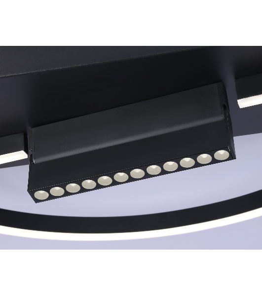 Светильник Ambrella light FL51460/1+1 BK черный  72W 3000K-6400K+4200K D600*110 (ПДУ РАДИО 2.4G)