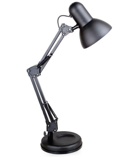 Светильник KD-313 C02 настол. 230В 60Вт E27 черный Camelion 13640