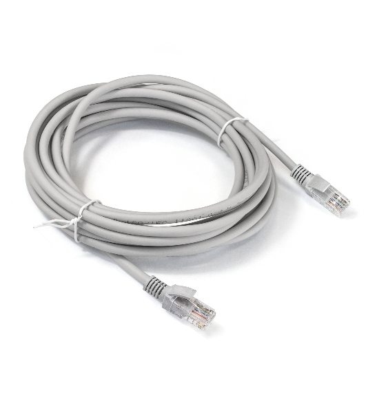 Патч-корд LSZH ExeGate EX290421RUS UTP-RJ45-RJ45-5e-7M-LSZH-GY, UTP, cat.5e, 7м, серый