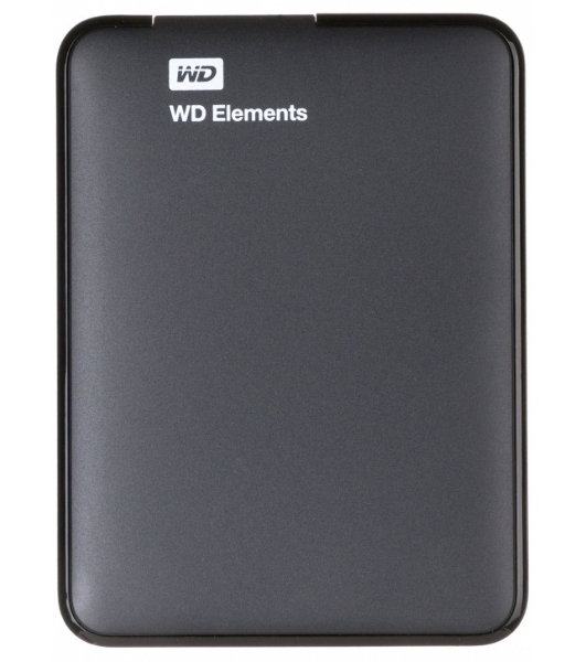 Внешний HDD 2.5' Western Digital Elements Portable, 2TB, USB 3.2 Gen 1 Type-A, 5400 rpm, черный