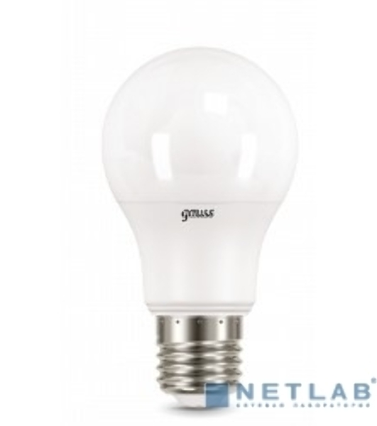 Лампа светодиодная Gauss LED A60 10W E27 920lm 4100K 1/10/50