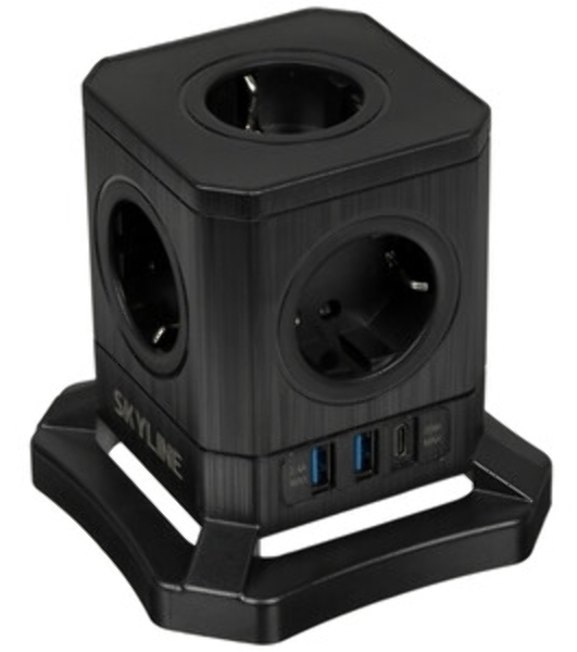 Сетевой фильтр Skyline USP-730 Black PD3.0