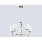 Люстра Ambrella light LH71500/5 BS/FR латунь/белый матовый E14*5 max 40W D680*640, фото7