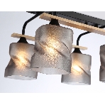 Светильник Ambrella light TR3033249/4 BK/WD черный/дерево E27/4 max 60W 340*340*245, фото5