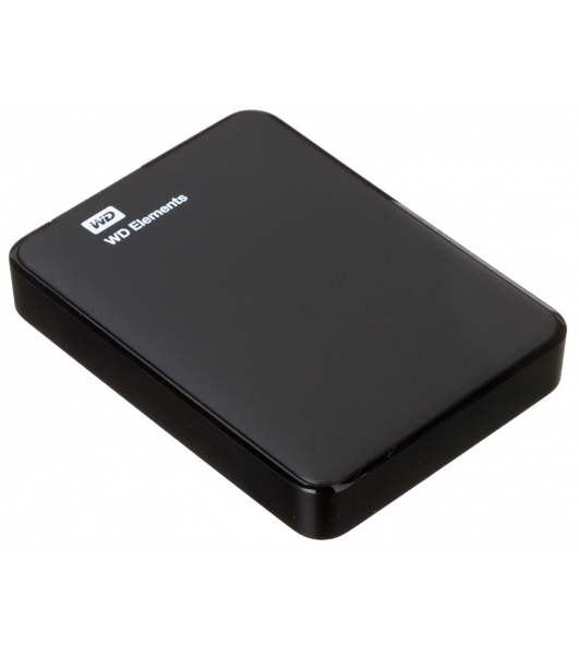 Внешний HDD 2.5' Western Digital Elements Portable, 2TB, USB 3.2 Gen 1 Type-A, 5400 rpm, черный