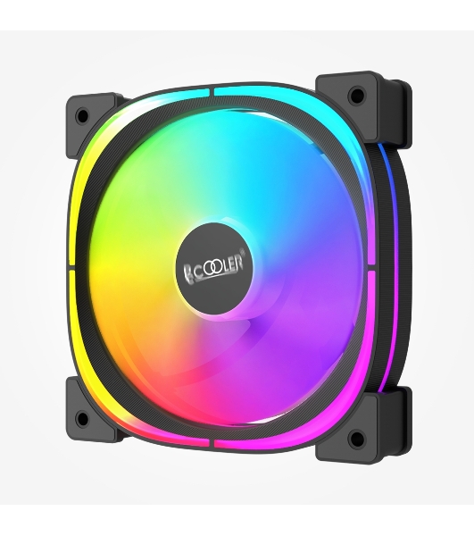 Вентилятор для корпуса PCCooler EF120 ARGb черный, 120 мм, 1500 об/мин, 25.7 дБ, 4 pin