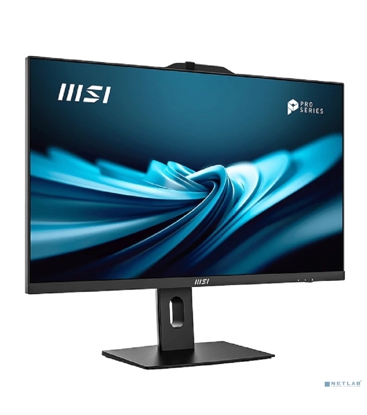 Моноблок MSI Pro AP272P 14M AiO 27' FHD(1920x1080)IPS AG Non-touch, Core i5-14400 (2.5GHz), 8Gb DDR5(1x8GB), 512Gb SSD M.2, Intel UHD, WiFi, BT, camera, WirelessKB&mouse Eng/Rus,No OS,1y war-ty, черный (9S6-AF8321-813)