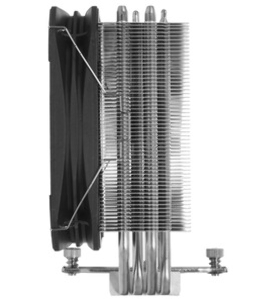 Кулер PCCooler Paladin 400 S115X/1200/1700/AM4 (20 шт/кор, TDP 200W, PWM FAN, 4 тепловые трубки 6мм, 800-1600RPM, 18-28,6dBa)