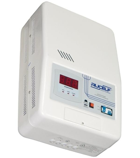 Стабилизатор RUCELF SRW-12000-Dоднофазный, цифровой 220В 12000ВА вх.:130-270В настенный