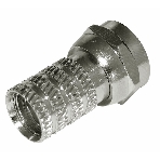 Разъем антенный на кабель PROconnect штекер F для кабеля RG-6, (5шт.) (пакет), фото2