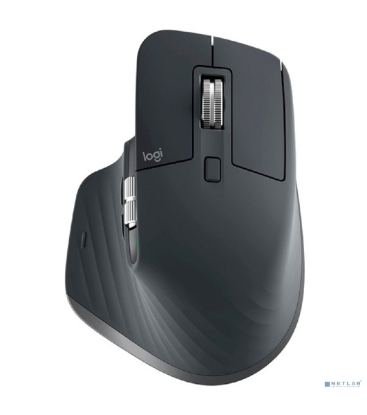 Мышь беспроводная Logitech MX Master 3s графитовый, 8000 dpi, радиоканал, Bluetooth, USB, кнопки - 7