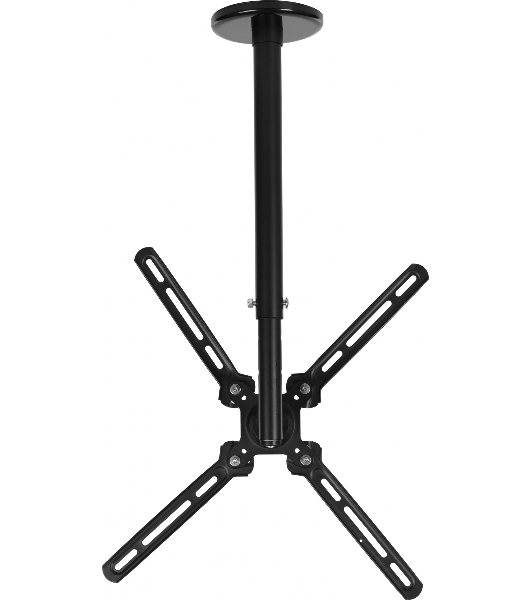 Кронштейн для телевизора Cactus CS-CP07 черный 23'-55' макс.45кг потолочный поворот и наклон
