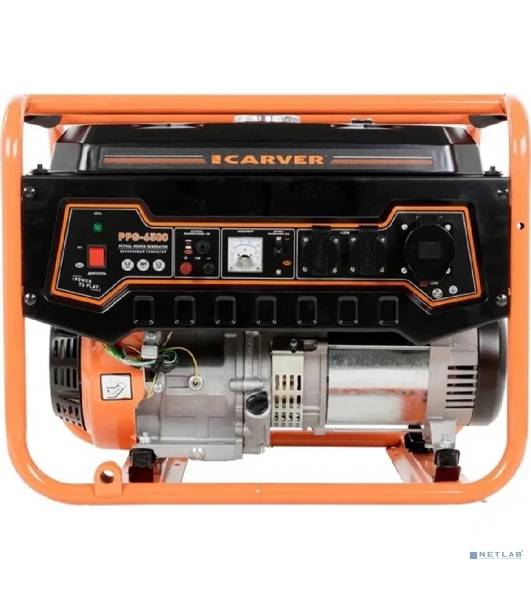 Электрогенератор бензиновый Carver PPG-6500, 5.5 кВт, 74 дБ, 79 кг