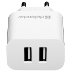 Сетевой адаптер Defender 2xUSB, 2.1А, белый (UPA-22), фото6
