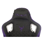 Кресло Knight OUTRIDER черный/фиолетовый, экокожа, 120 кг, механизм качания, фото10