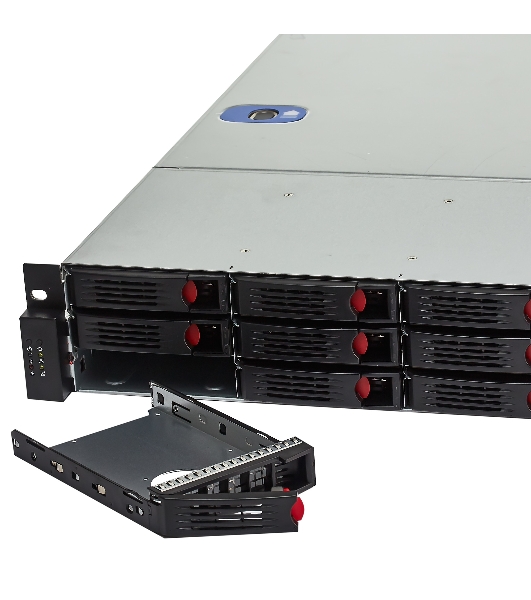 Серверный корпус ExeGate Pro EX293179RUS 2U550-HS12 (RM 19', высота 2U, глубина 550, БП 1U-1000ADS, 12xHotSwap, USB)