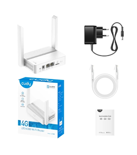 Маршрутизатор CUDY N300 Wi-Fi 4G LTE Cat4 Router