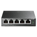 Коммутатор TP-Link 8-Port 10/100Mbps Unmanaged Switch with 4-Port PoE, metal case, desktop mount, PoE budget 41W., фото 1