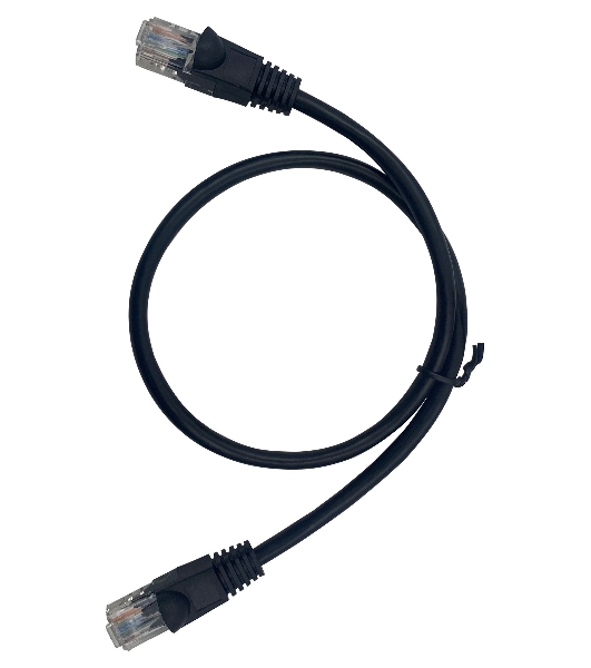 Патч-корд Buro UTP 4 пары cat.5e CCA molded 0.5м черный RJ-45 (m)-RJ-45 (m)