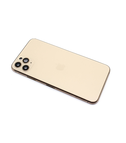 Задняя крышка (корпус) в сборе с рамкой для Apple iPhone 11 Pro Max золотой