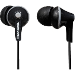 Наушники вкладыши Panasonic RP-HJE125E-K 1.1м черный проводные (в ушной раковине), фото 1