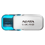 Флешка USB ADATA UV240 (AUV240-64G-RWH), 64Gb, USB 2.0, R/W 15/5, белый/синий, фото3