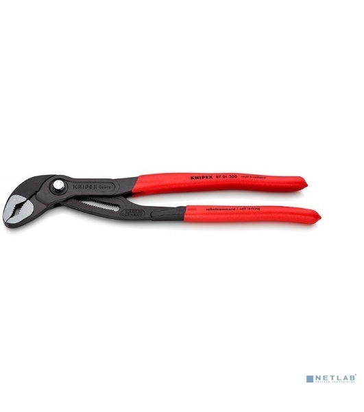 Ключ Knipex 8701300 -'КОБРА'300мм универсальные переставные с пластмас нескользящими чехлами