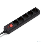 Сетевой фильтр Buro 500SH-1.8-UPS-B 1.8 м, 5 розеток, черный, коробка, фото6