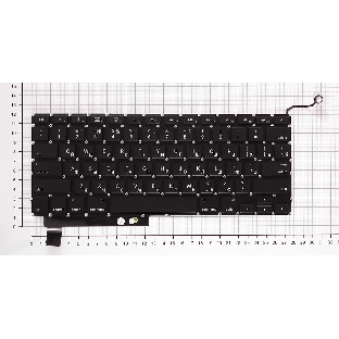 Клавиатура для ноутбука MacBook A1286 с SD плоский ENTER