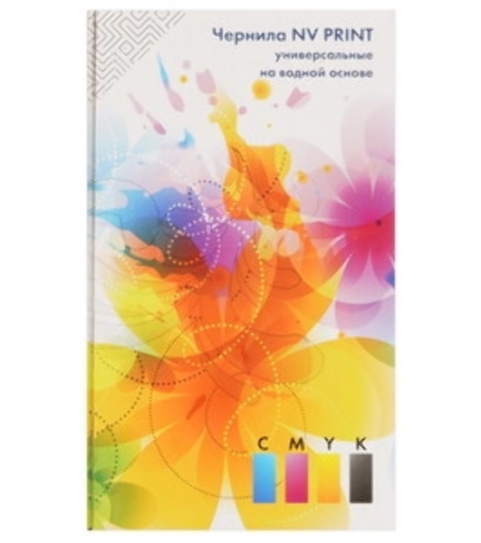 Чернила NVPrint универсальные на водной основе для аппаратов Epson, комплект 4 цвета по 100 мл