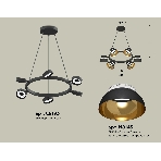 Светильник Ambrella light XB9193101/6 SBK/PYG/CL черный песок/золото желтое полированное/прозрачный GX53 (C9193, N8145), фото3