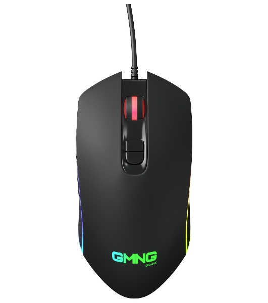 Мышь проводная GMNG 730GM черный, 12000 dpi, USB, кнопки - 7